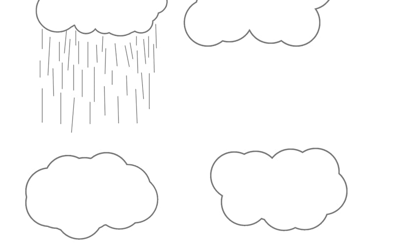 Dessine La Pluie Exercice A Imprimer Momes Net Dessine La Pluie Exercice A Imprimer Momes Net