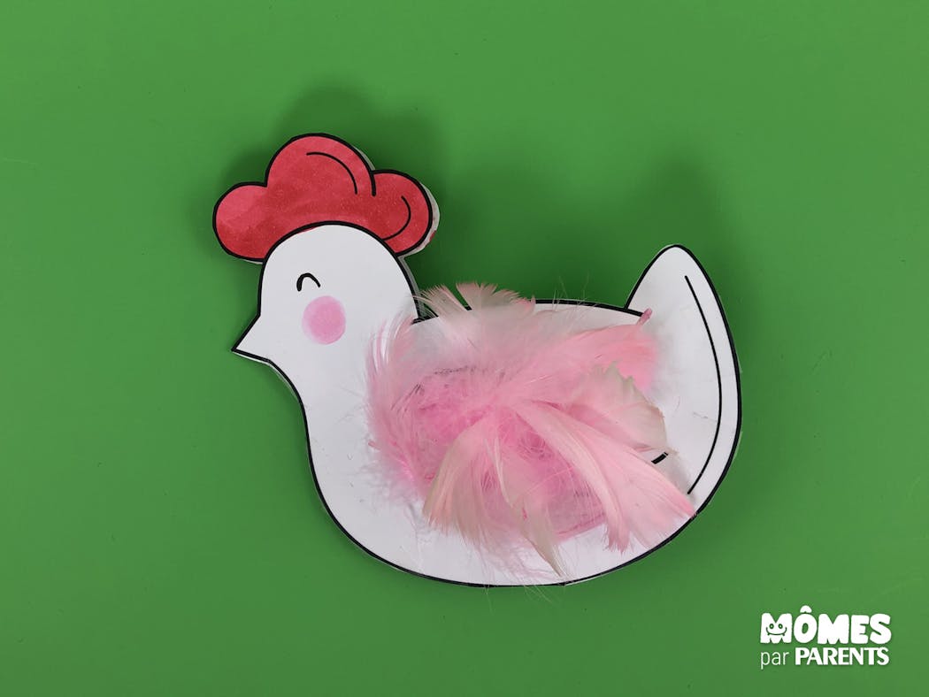 Gabarit Panier Poule De Paques A Imprimer DIY petite poule de pâques | MOMES