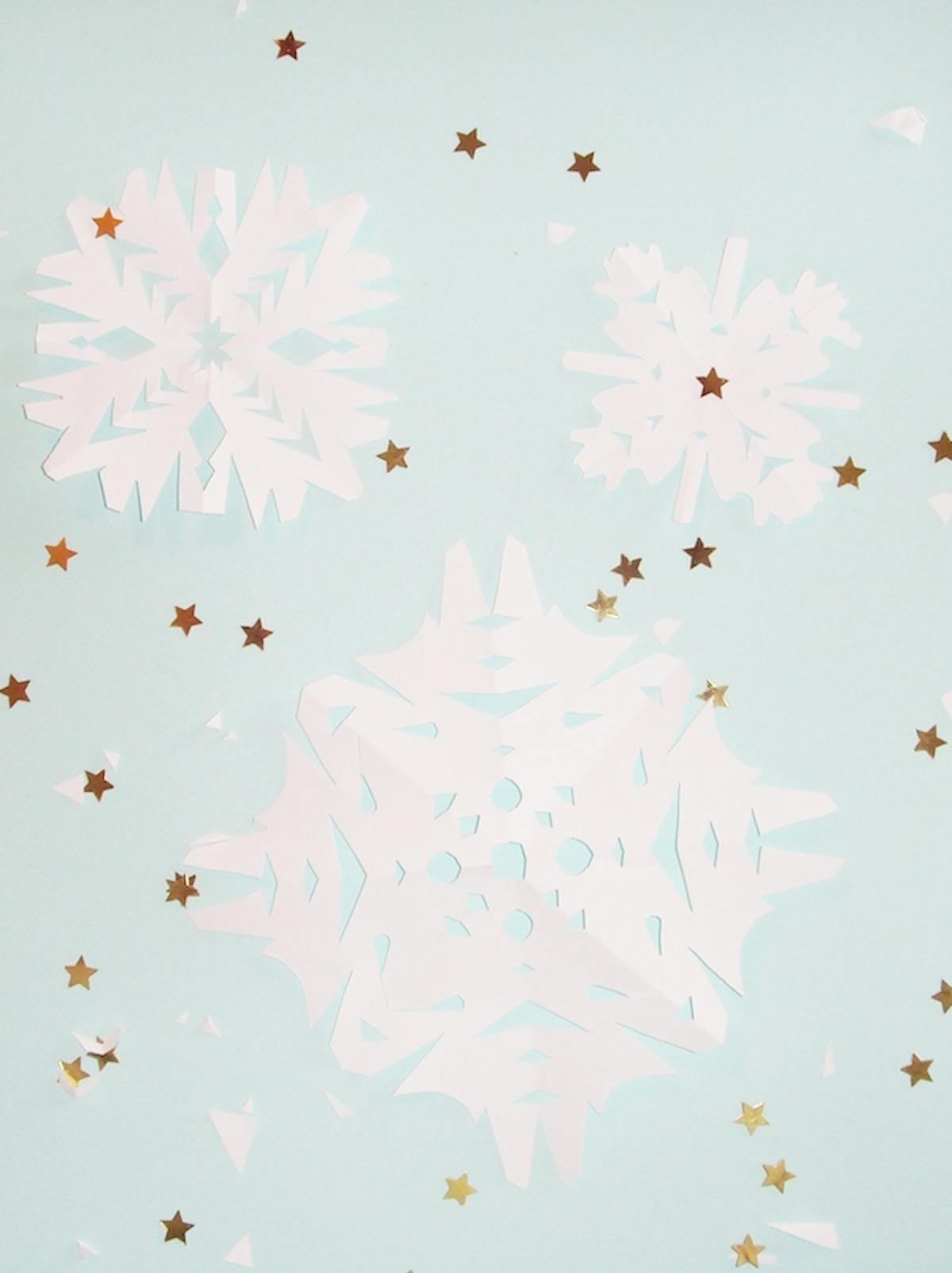 Flocon De Neige En Papier à Imprimer pinS8irsgm_dWM