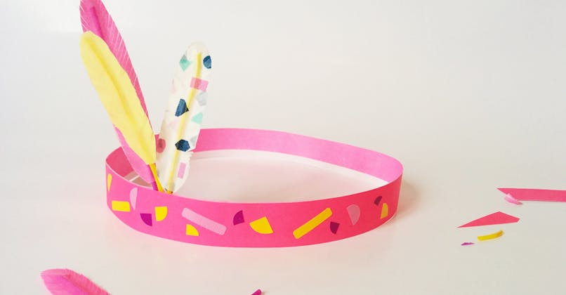 DIY couronne indienne