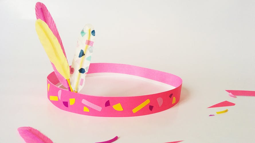DIY couronne indienne
