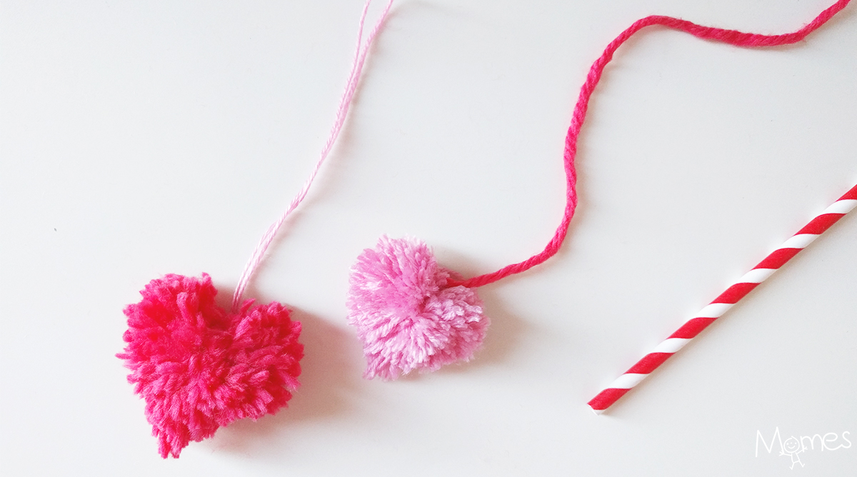 Faire Des Pompons En Forme De Coeur Momes Net