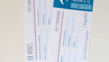 Des faux billets d'avion vierges à imprimer