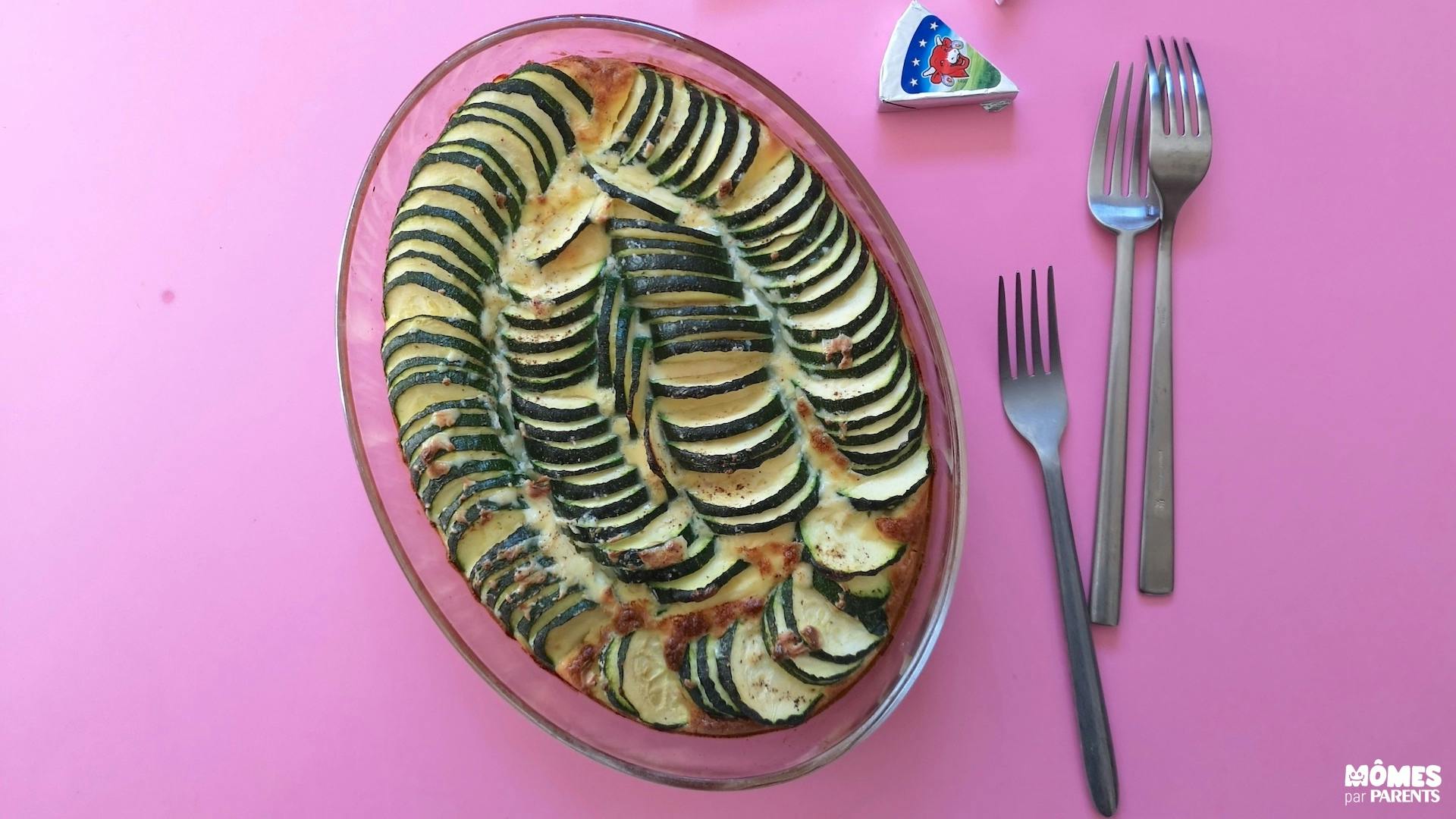 La Recette Originale Du Gratin De Courgette Avec Du Kiri Momes Net