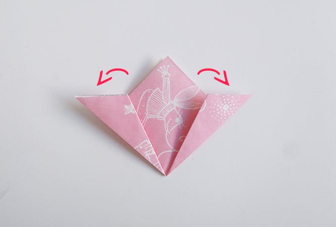 fleur en origami