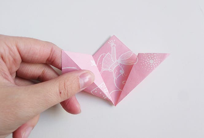 fleur en origami