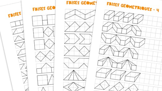 Comment dessiner une frise géométrique ?