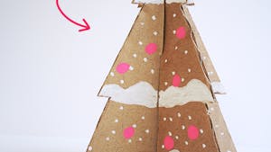 Gabarit de sapins de Noël en papier