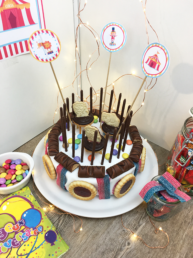 Recette Le Gateau Cirque Pour Un Anniversaire Enfant Momes Net