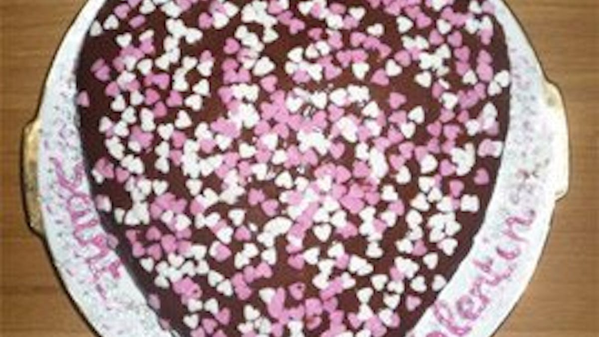 Gâteau de la Saint Valentin