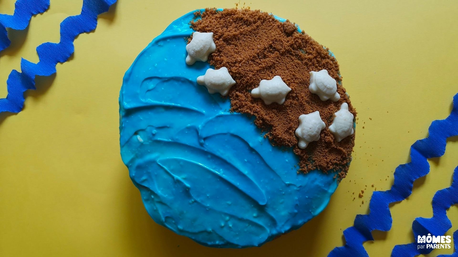 Gateau Ocean Pour Un Anniversaire Sirene Vaiana Ou Autre Momes Net