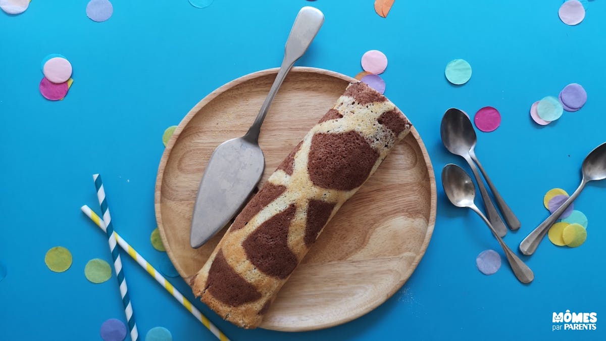 Gâteau roulé girafe Gâteau roulé girafe