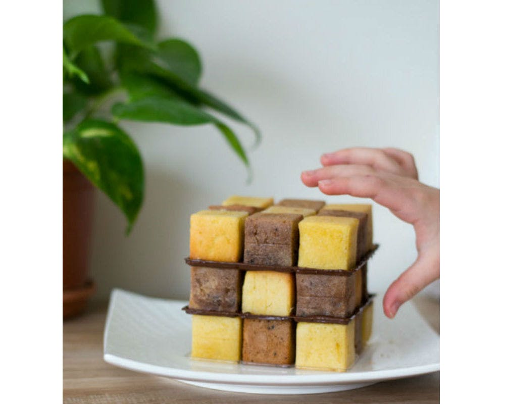 Gâteau Rubik’s cube