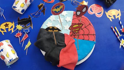 Gâteau super-héros (sans gluten)