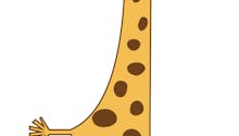 Exercice en maternelle : tâches de girafes