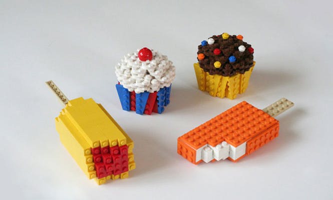 Glaces et cupcakes LEGO