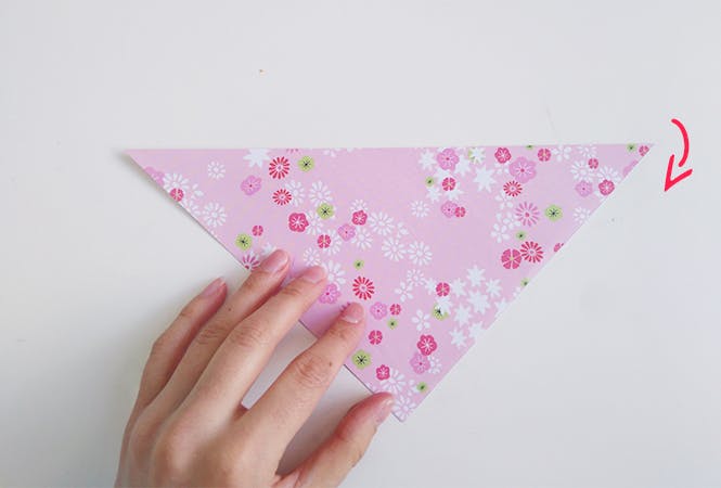 papier à motif pour grue en origami