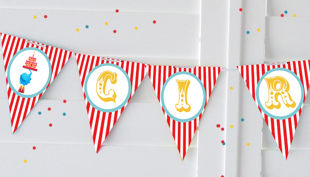 Guirlande Cirque A Imprimer Rouge Momes Net Guirlande Cirque A Imprimer Rouge Momes Net