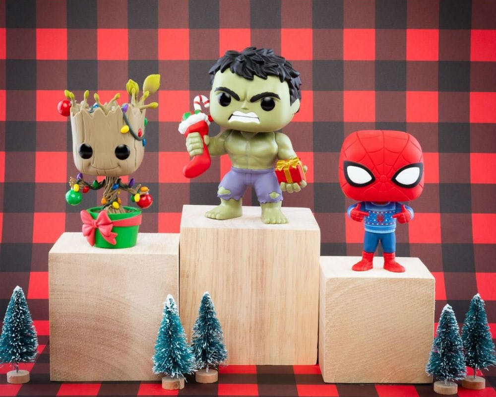 Hulk, Spiderman et Groot