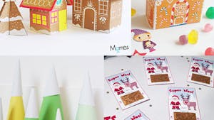 idées déco table Noël Momes Idées déco de dernière minute pour la table de Noël, à faire avec les enfants !