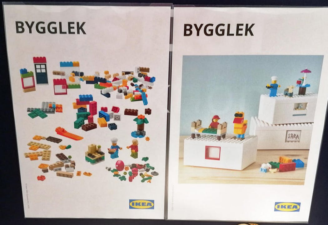Ikea va proposer des boîtes à rangement spécialement conçues pour les Lego