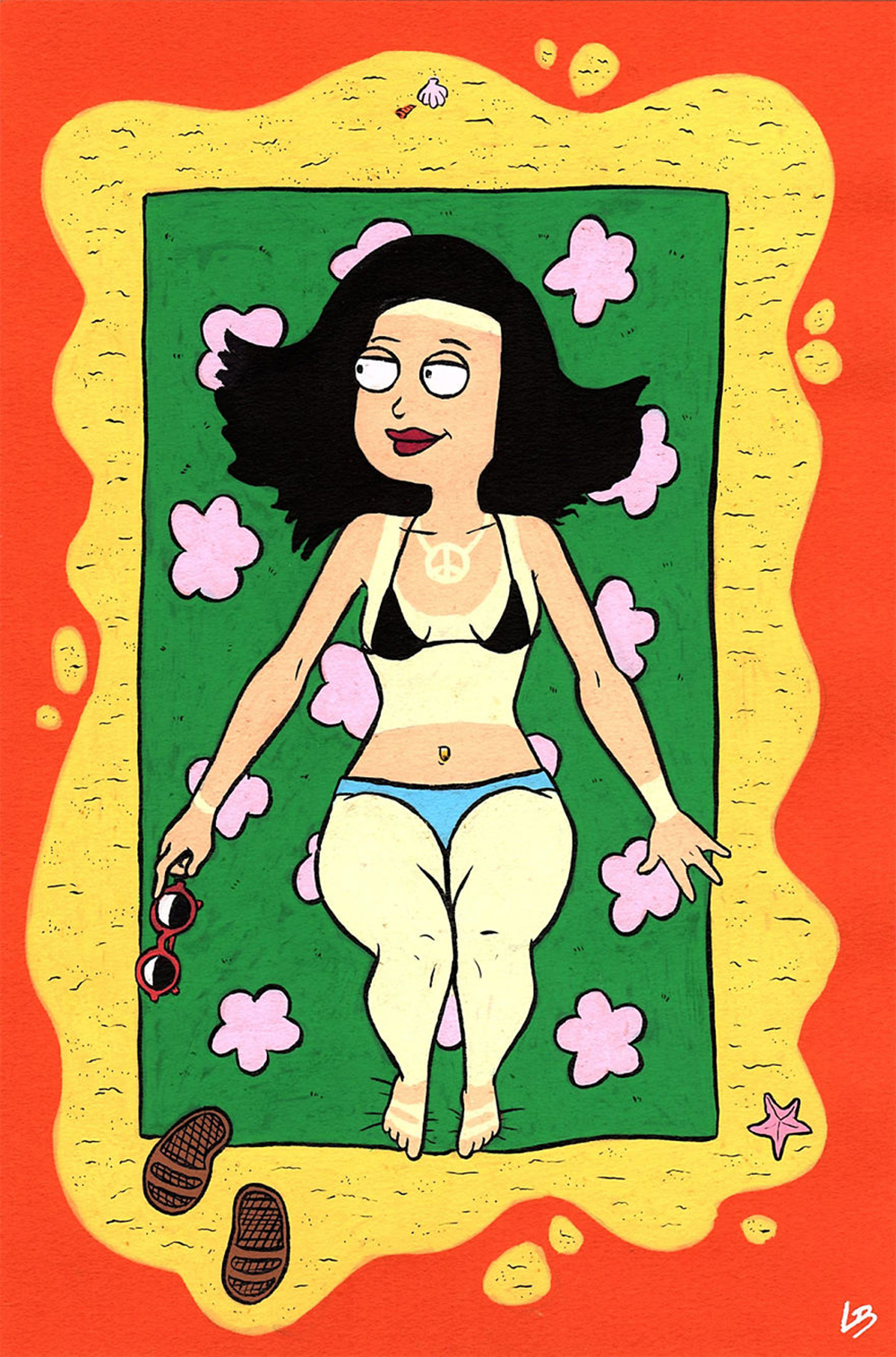 Quand Les Personnages De Dessin Anime Vont A La Plage Momes Net