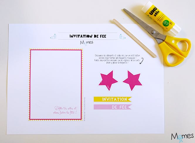 Invitation Anniversaire Fee Baguette Magique Momes Net Invitation Anniversaire Fee Baguette Magique Momes Net