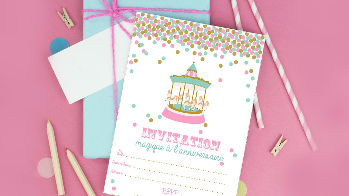 Invitation Anniversaire Fete Foraine A Imprimer Momes Net Invitation Anniversaire Fete Foraine A Imprimer Momes Net