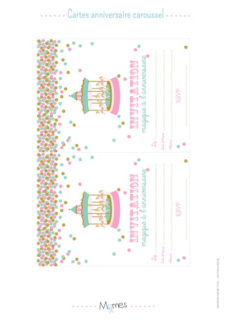 Invitation Anniversaire Fete Foraine A Imprimer Momes Net Invitation Anniversaire Fete Foraine A Imprimer Momes Net
