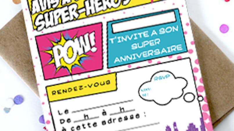 Invitation Anniversaire Super Heros Fille Momes Net Invitation Anniversaire Super Heros Fille Momes Net