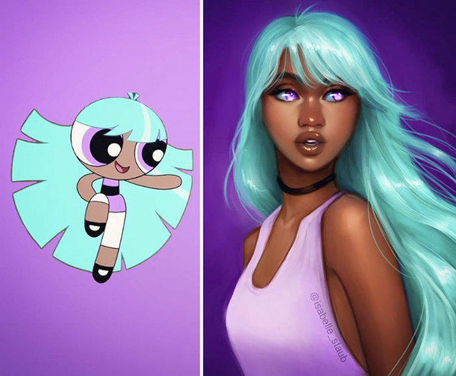 Une illustratrice repeint et modernise les héroïnes de dessins animés