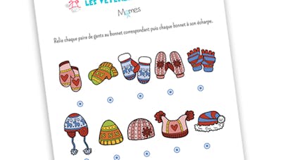 Relier les points : les vêtements d'hiver Relier les points : les vêtements d'hiver