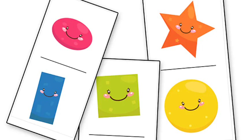 Apprendre les formes géométriques en maternelle - jeu à imprimer | MOMES