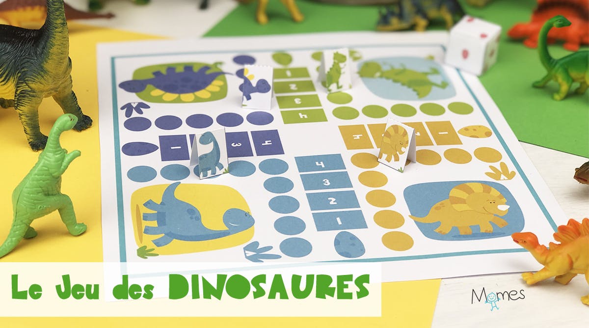 Jeu De Petits Chevaux A Imprimer Version Dinosaures Momes Net