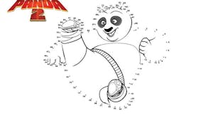 Jeu Kung Fu Panda 2: relier les points de Po
