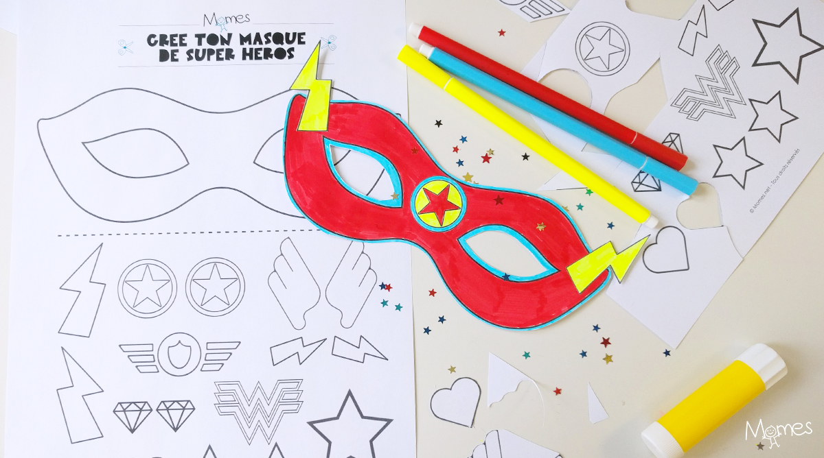 Kit Masque De Super Heros Momes Net
