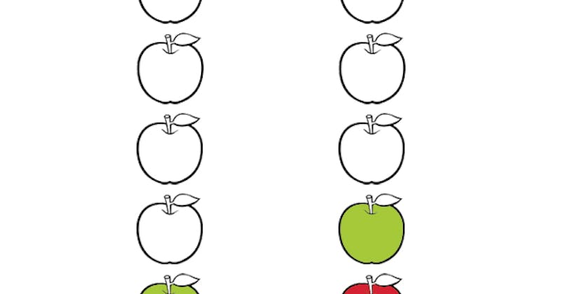 L'algorithme des fruits : exercice niveau 1