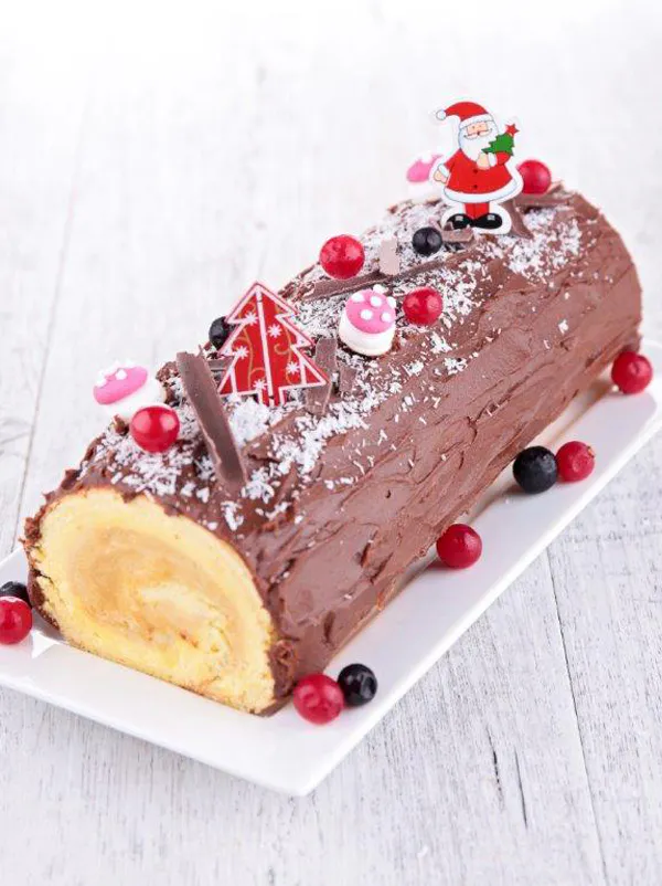 Recette La Buche De Noel Super Fastoche Momes Net 