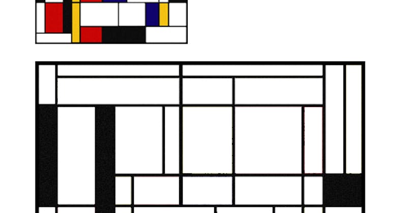 Tableau de Mondrian