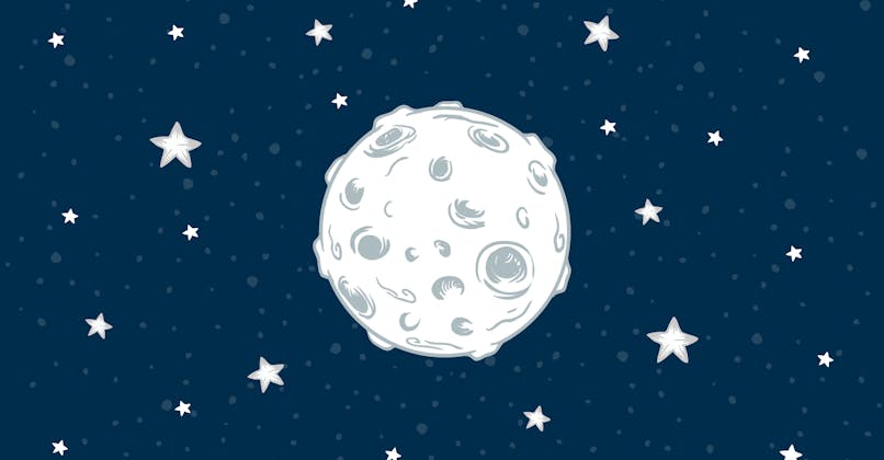Illustration de la Lune,