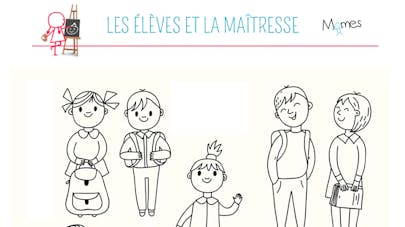 coloriage école élèves coloriage école élèves
