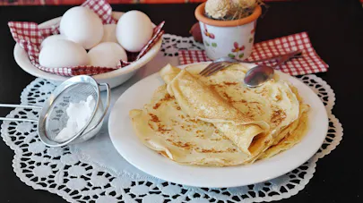 La pâte à crêpes vanillée