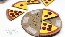 La pizza pour compter (inspiration Montessori)