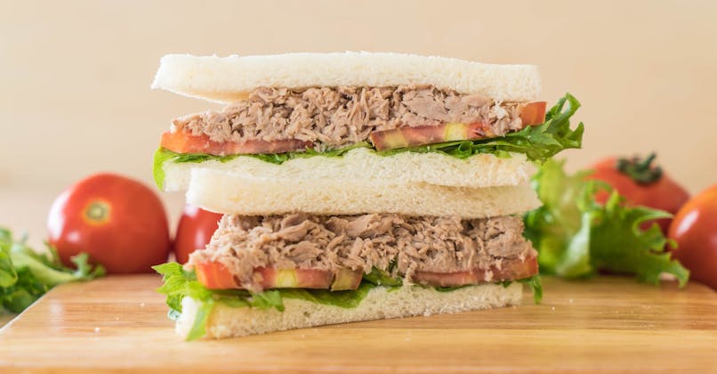 Le club sandwich au thon