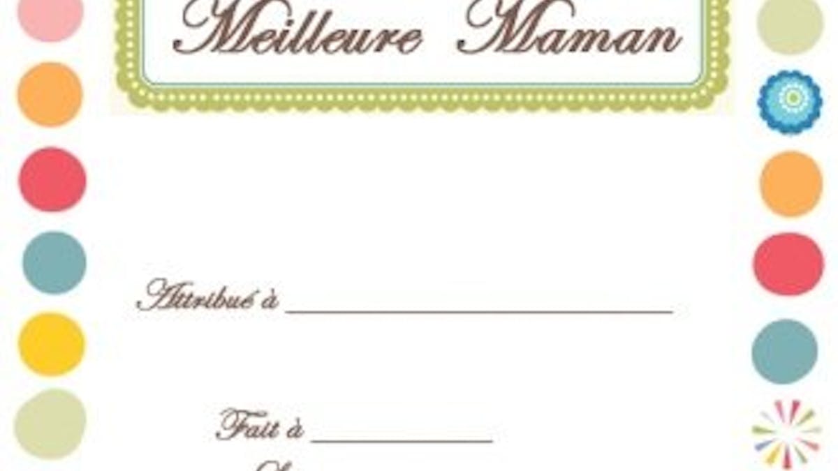 Le Diplome De La Meilleure Maman Momes Net Le Diplome De La Meilleure Maman Momes Net