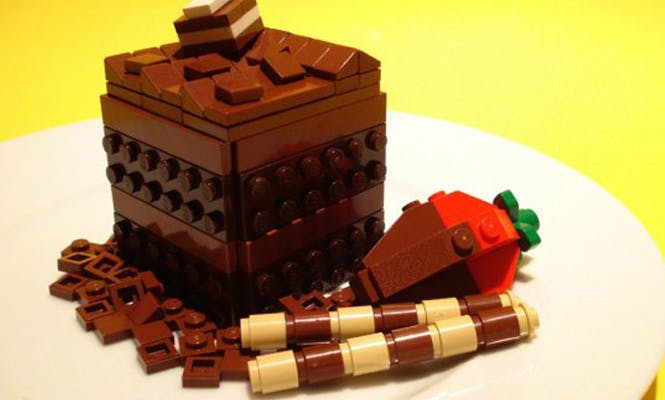 Le gâteau au chocolat LEGO