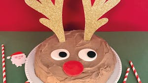 Le gâteau de Noël du Renne Rudolph