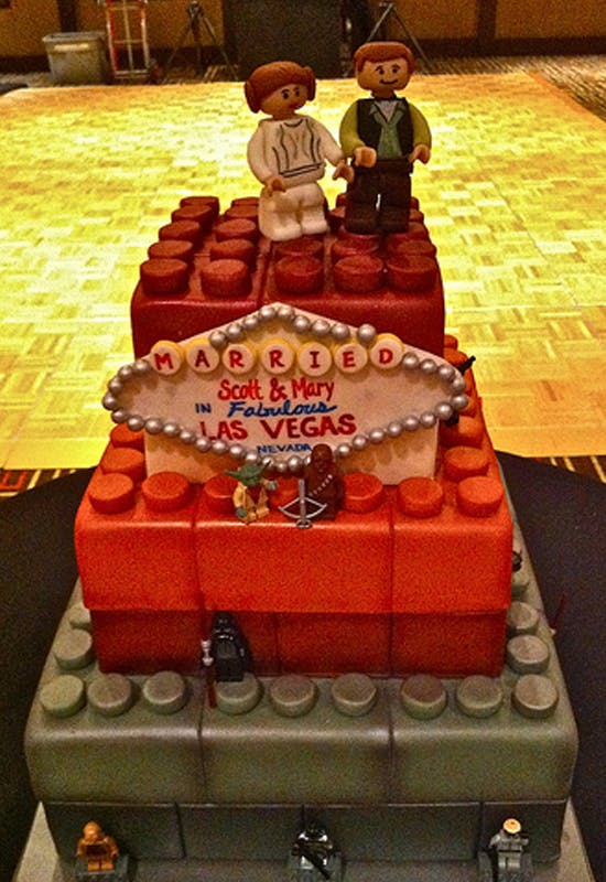 Le gâteau Lego Las Vegas