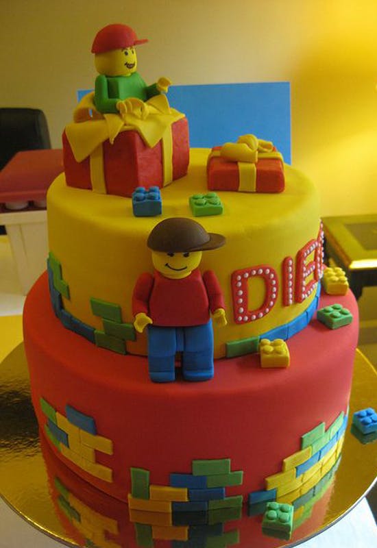 Le gâteau Lego surprise