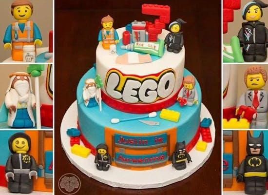 Le gâteau personnages Lego
